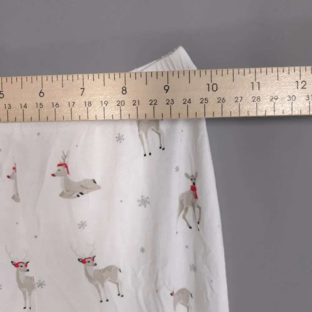 KYTE‎ BABY Pajama Set 6T Unisex Reindeer Print Kids Soft Sleepwear Bamboo Blend